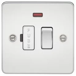 Knightsbridge FP6300NPC 13A Switched Fused Spur with LED Polished Chrome