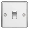 Knightsbridge CL2PC 10AX 1-Gang 2-Way Light Switch Polished Chrome