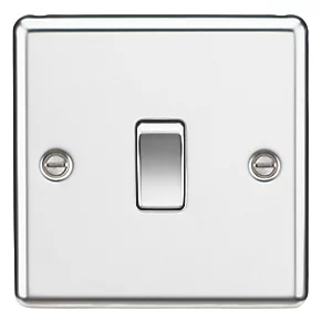 Knightsbridge CL2PC 10AX 1-Gang 2-Way Light Switch Polished Chrome 3 Knightsbridge CL2PC 10AX 1-Gang 2-Way Light Switch Polished Chrome