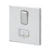 MK Aspect 13A Switched Fused Spur Polished Chrome with White Inserts 1 MK Aspect 13A Switched Fused Spur Polished Chrome with White Inserts -Chrome Switches & Sockets Sales 148FF P