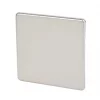 Varilight 1-Gang Blanking Plate Satin Chrome -Chrome Switches & Sockets Sales 1818H P