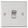 Knightsbridge CS2BC 10AX 1-Gang 2-Way Light Switch Brushed Chrome 1 Knightsbridge CS2BC 10AX 1-Gang 2-Way Light Switch Brushed Chrome -Chrome Switches & Sockets Sales 185TY P