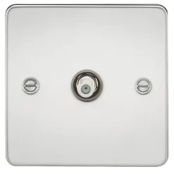 Knightsbridge FP0150PC F-Type Satellite Socket Polished Chrome