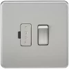 Knightsbridge SF6300BC 13A Switched Fused Spur Brushed Chrome -Chrome Switches & Sockets Sales 191TY P