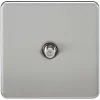 Knightsbridge SF0150BC F-Type Satellite Socket Brushed Chrome -Chrome Switches & Sockets Sales 205TX P