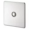 Crabtree Platinum 1-Gang 1-Way Dimmer Switch Satin Chrome -Chrome Switches & Sockets Sales 23675 P