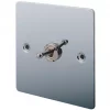 LAP 10AX 1-Gang 2-Way Toggle Switch Polished Chrome -Chrome Switches & Sockets Sales 23946 P