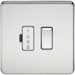 Knightsbridge SF6300PC 13A Switched Fused Spur Polished Chrome