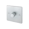 Schneider Electric Ultimate Low Profile 1-Gang 2-Way Dimmer Switch Brushed Chrome 1 Schneider Electric Ultimate Low Profile 1-Gang 2-Way Dimmer Switch Brushed Chrome -Chrome Switches & Sockets Sales 2658J P