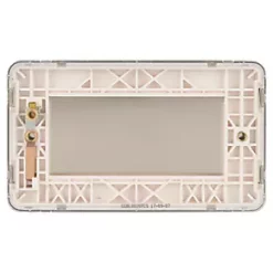 Schneider Electric Lisse Deco 2-Gang Blanking Plate Polished Chrome -Chrome Switches & Sockets Sales 286FF A3