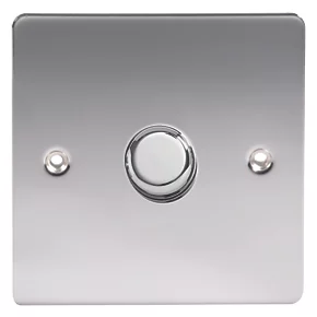 LAP 1-Gang 2-Way LED Dimmer Switch Polished Chrome 4 LAP 1-Gang 2-Way LED Dimmer Switch Polished Chrome - Image 2