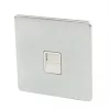 Crabtree Platinum Slave Telephone Socket Brushed Chrome with White Inserts 2 Crabtree Platinum Slave Telephone Socket Brushed Chrome with White Inserts -Chrome Switches & Sockets Sales 30780 P