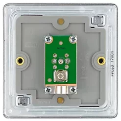 LAP Coaxial TV Socket Polished Chrome 9 LAP Coaxial TV Socket Polished Chrome -Chrome Switches & Sockets Sales 314KJ A3