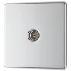LAP Coaxial TV Socket Polished Chrome 2 LAP Coaxial TV Socket Polished Chrome -Chrome Switches & Sockets Sales 314KJ P