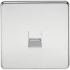 Knightsbridge SF7400PC Slave Telephone Socket Polished Chrome 2 Knightsbridge SF7400PC Slave Telephone Socket Polished Chrome -Chrome Switches & Sockets Sales 344TX P