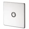 Crabtree Platinum 1-Gang 1-Way Dimmer Switch Polished Chrome -Chrome Switches & Sockets Sales 35917 P