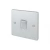 Schneider Electric Ultimate Low Profile 16AX 1-Gang Intermediate Switch Brushed Chrome with White Inserts -Chrome Switches & Sockets Sales 3630J P