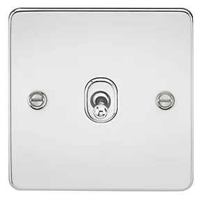 Knightsbridge FP1TOGPC 10AX 1-Gang 2-Way Light Switch Polished Chrome 3 Knightsbridge FP1TOGPC 10AX 1-Gang 2-Way Light Switch Polished Chrome