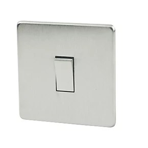 Crabtree Platinum 10AX 1-Gang Intermediate Switch Satin Chrome 3 Crabtree Platinum 10AX 1-Gang Intermediate Switch Satin Chrome