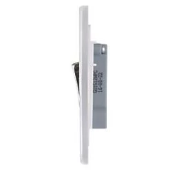 Schneider Electric Ultimate Low Profile 16AX 1-Gang 2-Way Light Switch Polished Chrome with White Inserts 7 Schneider Electric Ultimate Low Profile 16AX 1-Gang 2-Way Light Switch Polished Chrome with White Inserts -Chrome Switches & Sockets Sales 4004J A2