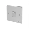 Schneider Electric Ultimate Low Profile 16AX 1-Gang 2-Way Light Switch Polished Chrome with White Inserts 1 Schneider Electric Ultimate Low Profile 16AX 1-Gang 2-Way Light Switch Polished Chrome with White Inserts -Chrome Switches & Sockets Sales 4004J P
