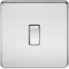 Knightsbridge SF1200PC 10AX 1-Gang Intermediate Switch Polished Chrome -Chrome Switches & Sockets Sales 415TX P
