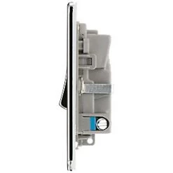 LAP 13A Switched Fused Spur with LED Polished Chrome -Chrome Switches & Sockets Sales 416KJ A2