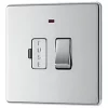 LAP 13A Switched Fused Spur with LED Polished Chrome -Chrome Switches & Sockets Sales 416KJ P