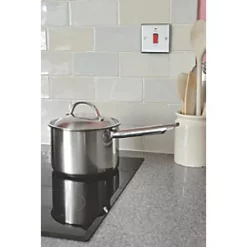 LAP 45A 1-Gang DP Cooker Switch Polished Chrome with LED -Chrome Switches & Sockets Sales 4233P A3