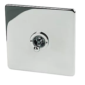 Crabtree Platinum 10AX 1-Gang 2-Way Toggle Switch Polished Chrome 3 Crabtree Platinum 10AX 1-Gang 2-Way Toggle Switch Polished Chrome