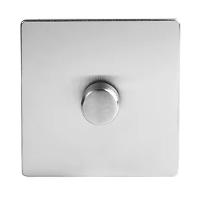 LAP 1-Gang 2-Way Dimmer Switch Brushed Chrome 4 LAP 1-Gang 2-Way Dimmer Switch Brushed Chrome - Image 2