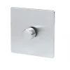 LAP 1-Gang 2-Way Dimmer Switch Brushed Chrome -Chrome Switches & Sockets Sales 42796 P