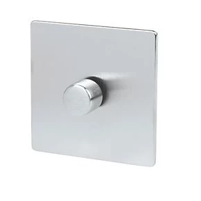 LAP 1-Gang 2-Way Dimmer Switch Brushed Chrome 3 LAP 1-Gang 2-Way Dimmer Switch Brushed Chrome