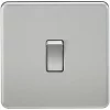 Knightsbridge SF1200BC 10AX 1-Gang Intermediate Switch Brushed Chrome 2 Knightsbridge SF1200BC 10AX 1-Gang Intermediate Switch Brushed Chrome -Chrome Switches & Sockets Sales 442TY P