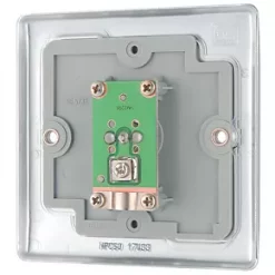 British General Nexus Metal Coaxial TV Socket Polished Chrome -Chrome Switches & Sockets Sales 480FT A3