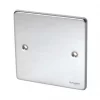 Schneider Electric Ultimate Low Profile 1-Gang Blanking Plate Polished Chrome -Chrome Switches & Sockets Sales 4823J P