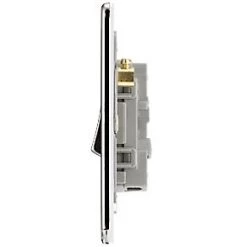 LAP 20A 16AX 1-Gang 2-Way Light Switch Polished Chrome -Chrome Switches & Sockets Sales 485KJ A2