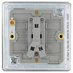 LAP 20A 16AX 1-Gang 2-Way Light Switch Polished Chrome -Chrome Switches & Sockets Sales 485KJ A3