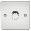 Knightsbridge FP2181PC 1-Gang 2-Way LED Dimmer Switch Polished Chrome -Chrome Switches & Sockets Sales 495TY P