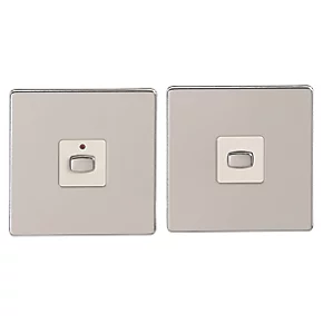 Energenie 1-Gang 2-Way LED Master & Slave Dimmer Switch Set Polished Chrome 3 Energenie 1-Gang 2-Way LED Master & Slave Dimmer Switch Set Polished Chrome