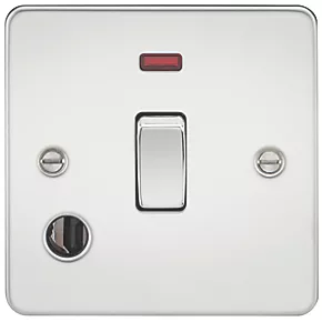 Knightsbridge FP8341FPC 20A 1-Gang DP Control Switch & Flex Outlet Polished Chrome with LED 3 Knightsbridge FP8341FPC 20A 1-Gang DP Control Switch & Flex Outlet Polished Chrome with LED