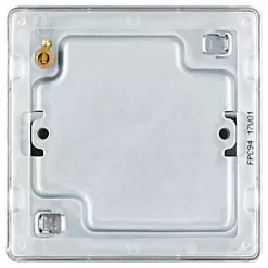 LAP 1-Gang Blanking Plate Polished Chrome -Chrome Switches & Sockets Sales 510KJ A3