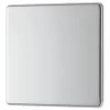 LAP 1-Gang Blanking Plate Polished Chrome -Chrome Switches & Sockets Sales 510KJ P
