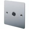 LAP Female Coaxial TV Socket Polished Chrome 2 LAP Female Coaxial TV Socket Polished Chrome -Chrome Switches & Sockets Sales 52993 P