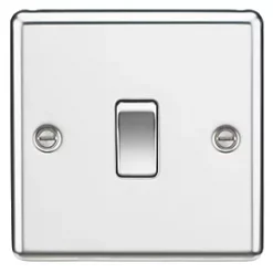 Knightsbridge CL12PC 10AX 1-Gang Intermediate Switch Polished Chrome