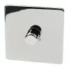Crabtree Platinum 1-Gang 2-Way Dimmer Switch Polished Chrome -Chrome Switches & Sockets Sales 54659 P