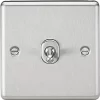 Knightsbridge CLTOG12BC 10AX 1-Gang Intermediate Switch Brushed Chrome with Colour-Matched Inserts 1 Knightsbridge CLTOG12BC 10AX 1-Gang Intermediate Switch Brushed Chrome with Colour-Matched Inserts -Chrome Switches & Sockets Sales 564TY P