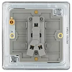 LAP 20A 16AX 1-Gang 2-Way Toggle Switch Polished Chrome -Chrome Switches & Sockets Sales 602KJ A3