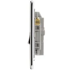 LAP 20A 1-Gang DP Boiler Switch Polished Chrome with LED -Chrome Switches & Sockets Sales 629KJ A2