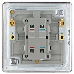 LAP 20A 1-Gang DP Boiler Switch Polished Chrome with LED -Chrome Switches & Sockets Sales 629KJ A3